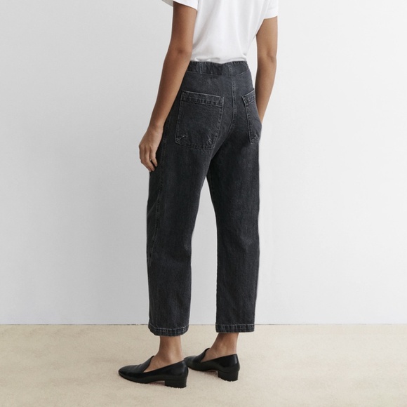 Rachel Comey high waisted washed black jeans clean slim legion la garconne S 4 - Picture 2 of 9